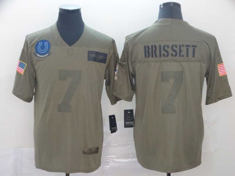 Nike Colts 7 Jacoby Brissett 2019 Olive Salute To Service Limited Jersey,We sell and wholesale Nike Colts 7 Jacoby Brissett 2019 Olive Salute To Service Limited Jersey on line form chian!